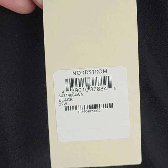 NWT Sejour Black Cold Shoulder Plus Size Tunic Dress 22W Flowy A-Line 19PT - Picture 7 of 8